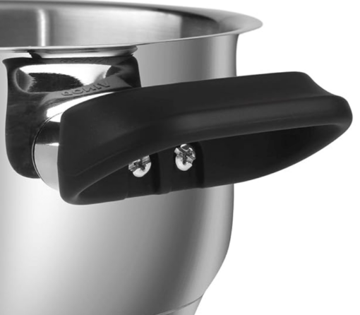 Vinod Stainless Steel Deluxe Saucepot with Glass Lid - 4 litre, 22 cm | Biryani Pot | Riveted Sturdy Handles | Toxin Free | 2 Year Warranty | Induction and Gas Base - Silver - Image 2